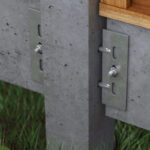 Heavy Duty Galvanised Fence Panel Clips 2 Pin Gravel Board Cleats Brackets