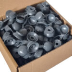 PVC Plastic Screw Cover Caps For Corrugated Roofing Sheets Various Colours