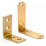 Right Angle Bracket Corner Brace Yellow Galvanised Angle Brace Corner Bracket