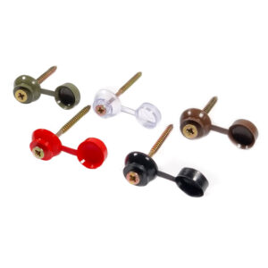 PVC Plastic Caps Fixings With Screws For Corrugated Roofing Sheets in Various Colours