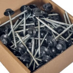 Onduline Roofing Nails Fixings For Corrugated Roof Sheets in Black Brown Red Green