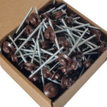 Onduline Roofing Nails Fixings For Corrugated Roof Sheets in Black Brown Red Green