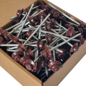 Onduline Roofing Nails Fixings For Corrugated Roof Sheets in Black Brown Red Green
