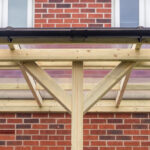 Heavy Duty Pergola Corner and Middle Wooden Brace Treated Bracing