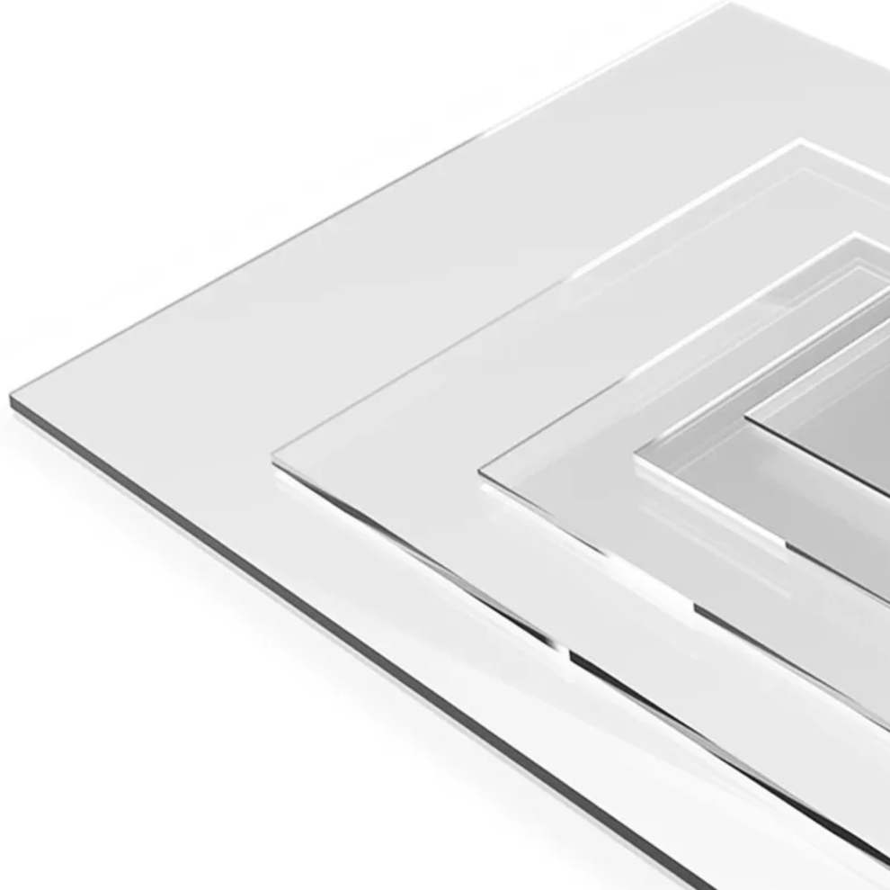 Premium Clear Glass Like Acrylic Perspex Plexiglass Sheets TG