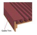 Onduline Roofing Verge | Roof Ridge Cap | Gable Trim For Corrugated Bitumen Roof Sheet