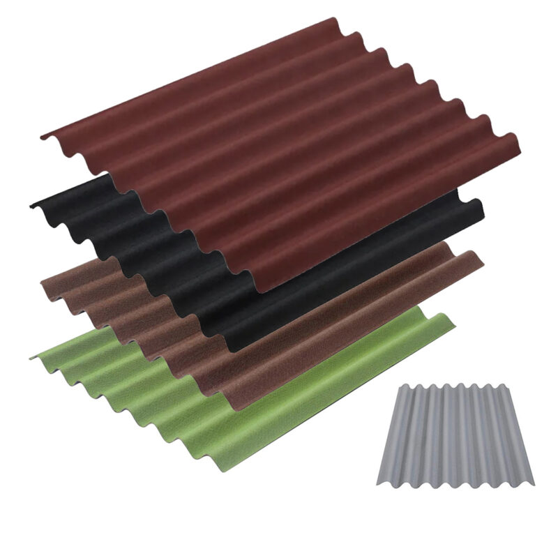 Quality Onduline Easyline Bitumen Corrugated Roofing Sheets 1000x760mm