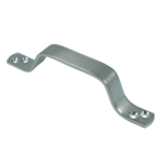 Silver Zinc Galvanised Gate Pull Handle | Door Handle | Shed Door Handle 160mm