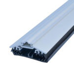 Rafter Supported 50mm Wide AluTGlaze® Aluminium Glazing Bars For Polycarbonate Sheets and Glass With Concealed Fixings