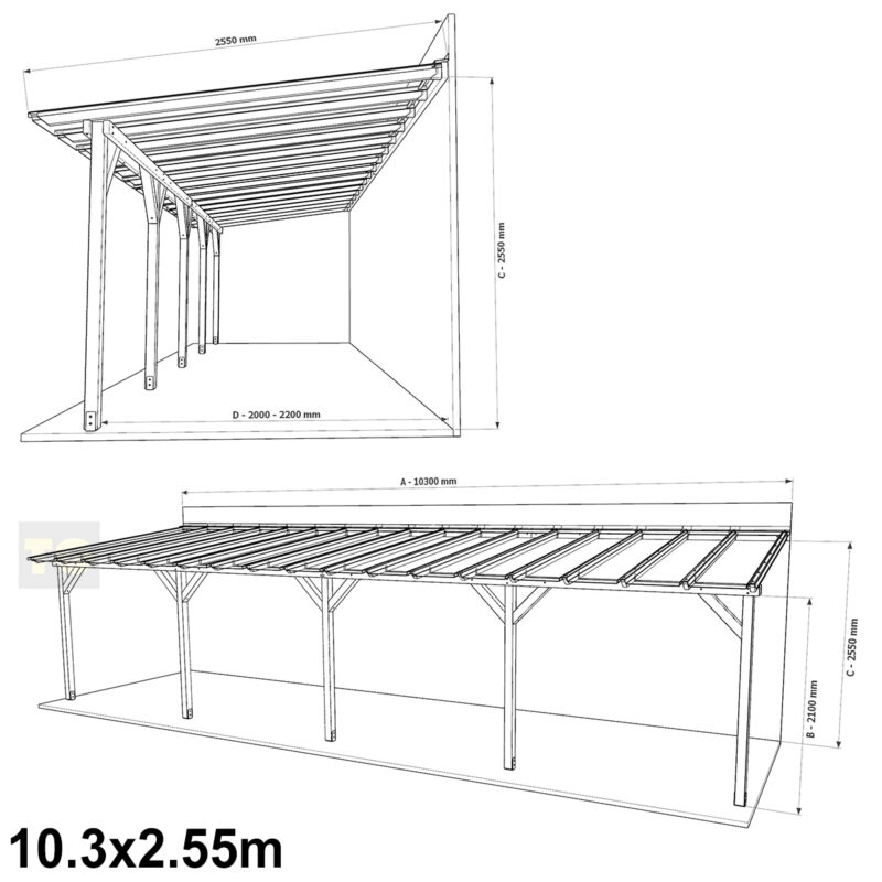 Complete-Self-Assembly-Pergola-SkyLite-Kit-With-EZ-Glaze-Polycarbonate-Roofing-Sheets-7900x2550