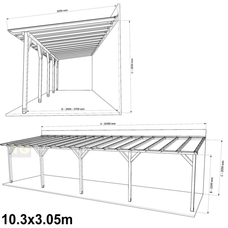 Complete-Self-Assembly-Pergola-SkyLite-Kit-With-EZ-Glaze-Polycarbonate-Roofing-Sheets-11500x2550