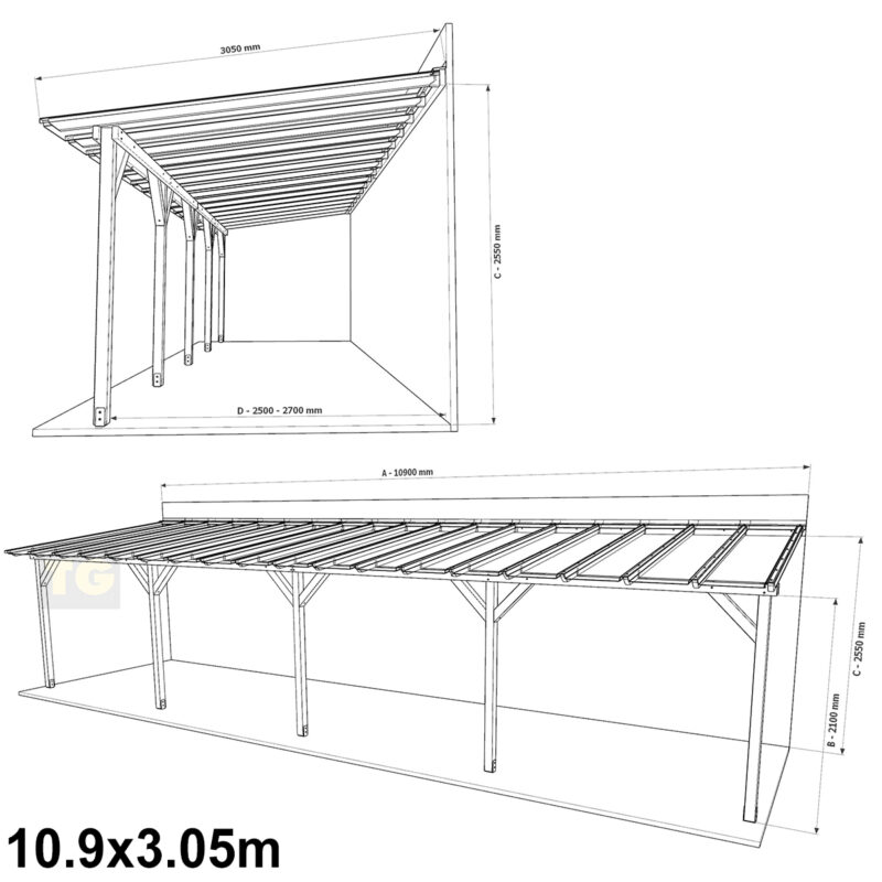 Complete-Self-Assembly-Pergola-SkyLite-Kit-With-EZ-Glaze-Polycarbonate-Roofing-Sheets-11500x2550