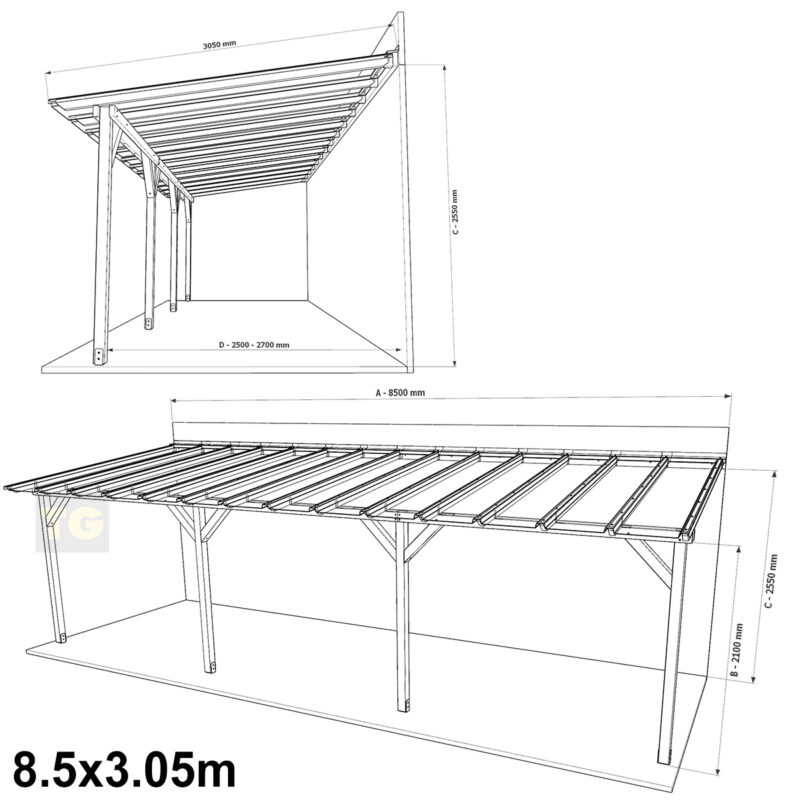 Complete-Self-Assembly-Pergola-SkyLite-Kit-With-EZ-Glaze-Polycarbonate-Roofing-Sheets-11500x2550