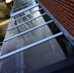 Clear Glass Like FlexiGlass TGplex® Solid Polycarbonate Roofing Sheets up to 6m lengths