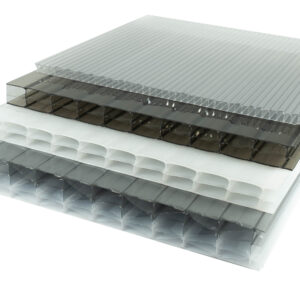 Samples of Multiwall Polycarbonate Roofing Sheets