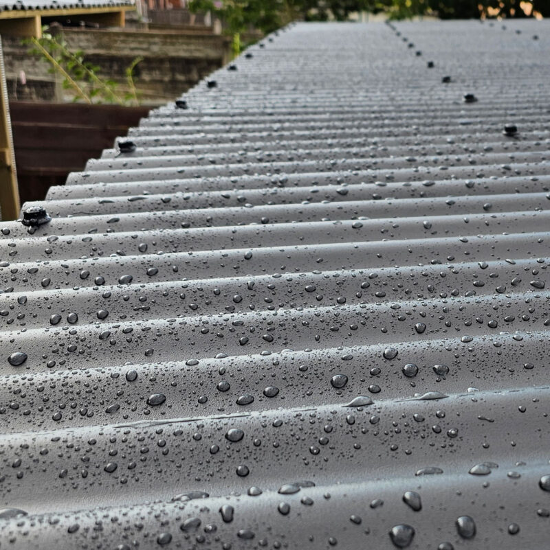High Impact CorruPlast® Opaque Black PVC Corrugated Roofing Sheets