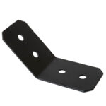 Heavy Duty Black 135 Degrees Angle Bracket | Black 135 Degrees Corner Brace | Black 135 Degrees Corner Bracket