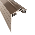 Rafter Supported 50mm Wide AluTGlaze® Aluminium Gable End Finishing Profile Glazing Bar For Polycarbonate Sheets and Glass With Concealed Fixings