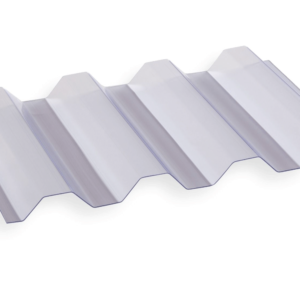 High Impact Sunruf® Clear PVC Corrugated Greca Box Profile Roofing Sheets