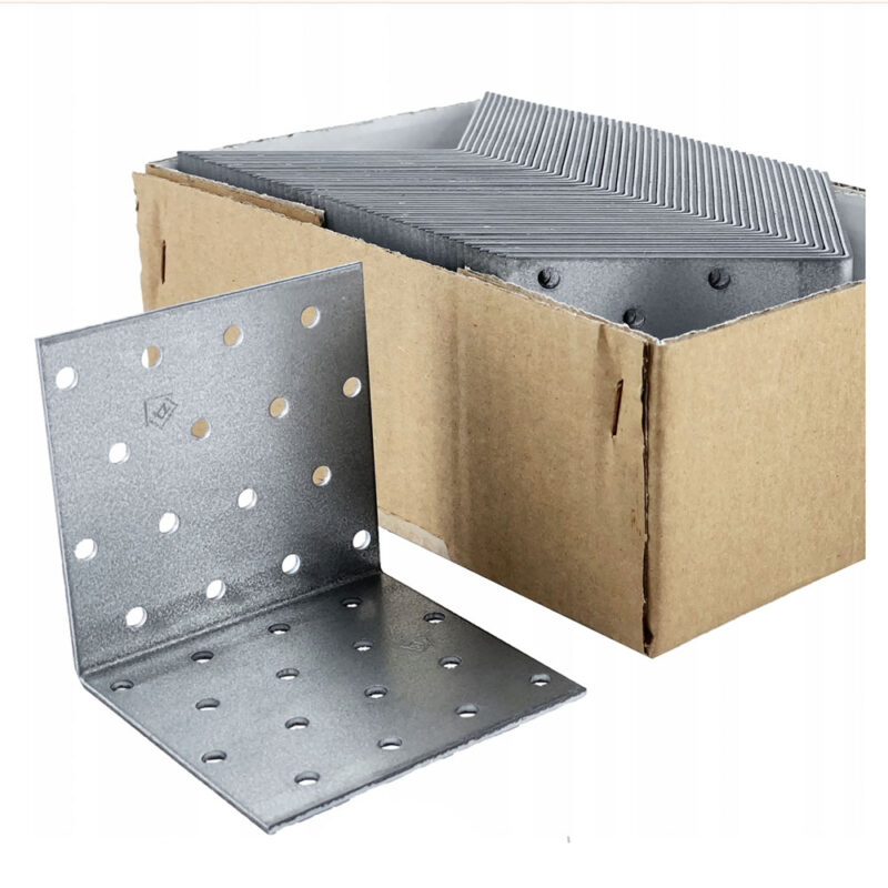 Heavy Duty Galvanised Perforated Angle Bracket | Corner Bracket | Corner Brace For Structural Applications