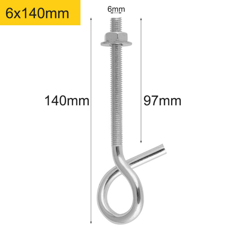 Heavy Duty Ceiling Hook Hanger | Wall Hook Hanger | Swing Hanger With A Nut