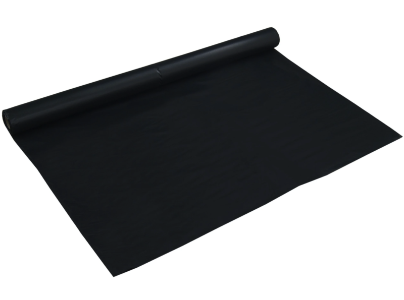 Black Vapour Barrier - Damp Proof Membrane - Insulation Foil Roll - 100m2