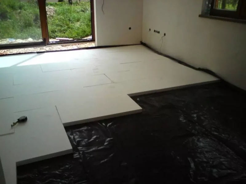 Black Vapour Barrier - Damp Proof Membrane - Insulation Foil Roll - 100m2