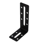 Heavy Duty Black Adjustable Angle Bracket – Ideal for Furniture, Joinery, and General Construction Projects