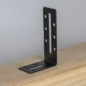 Heavy Duty Black Adjustable Angle Bracket – Ideal for Furniture, Joinery, and General Construction Projects