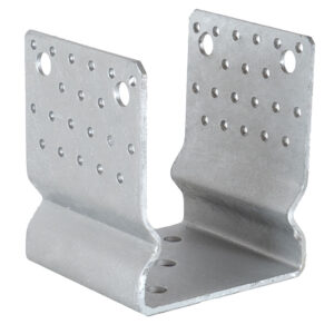 Heavy Duty Hot Dip Galvanised Elevated Pergola Bolt Down Post Support | Fence Post Support | Wooden Post Bracket Support