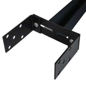 Heavy Duty Black Galvanised Adjustable Width Post Spike Support 60-150mm - 6x6" | Adjustable Fence Post Spike | Post Spike Bracket
