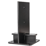 Heavy Duty Black Galvanised Internal Bolt Down Pergola Post Support – Internal Post Anchor Bracket Base for Fencing, Gazebos, Canopies & Outdoor Structures