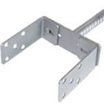 Heavy-Duty Galvanised Concrete-In Width Adjustable Pergola Post Support – Ground Anchor Foundation Foot Base for Timber Posts, Fencing, Gazebos & Outdoor Structures 60-200mm