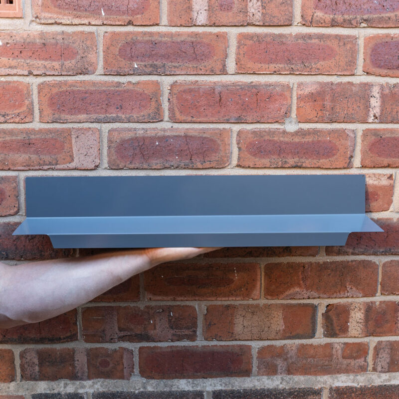Anthracite Grey Wall Flashing for EZ Glaze Polycarbonate Roofing Sheets