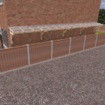 Complete Self-Assembly Arcadia Canopy Kit with Corrugated Roofing for Walkways, Over the Door and Storage Shelters
