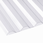 GrecaPlex® Clear Polycarbonate Corrugated Roofing Panels – Transparent Roofing Sheets for Pergolas, Sheds, Carports & Canopies - UV Protected