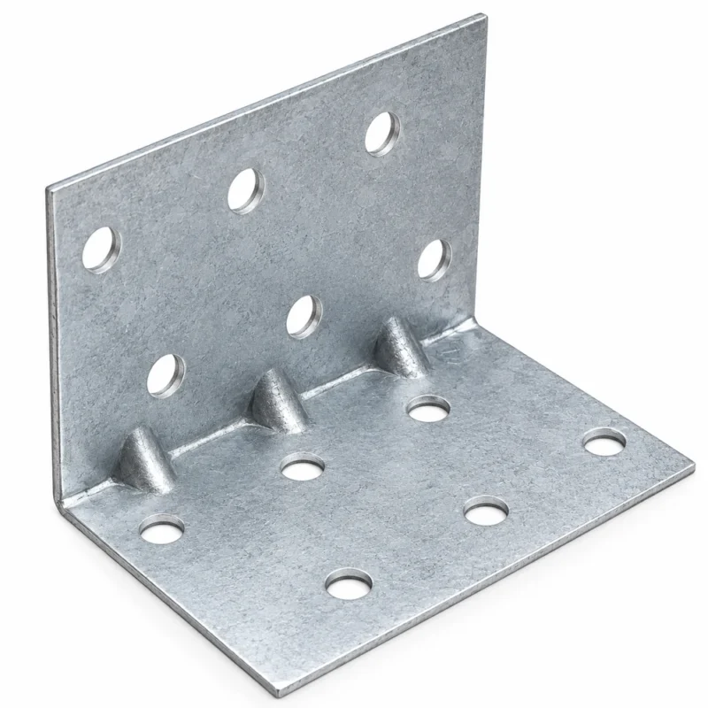 Heavy Duty Galvanised Reinforced Angle Brackets